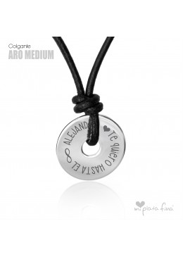 COLGANTE PLATA JOYA PERSONALIZADA