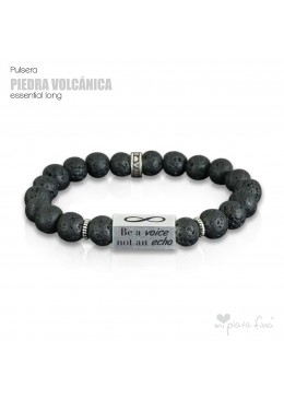 Pulsera PIEDRA VOLCÁNICA Essential Long 