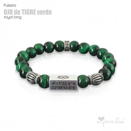 Pulsera OJO DE TIGRE VERDE Royal Long