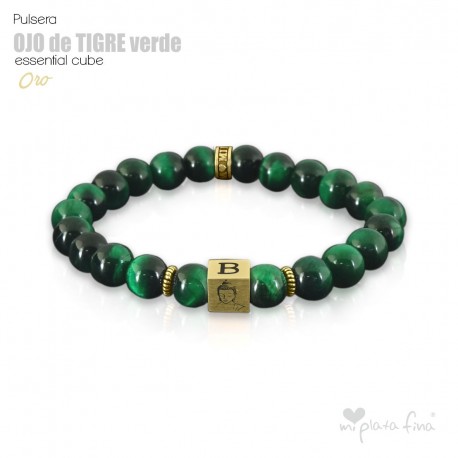 OJO DE TIGRE VERDE Essential Cube ORO